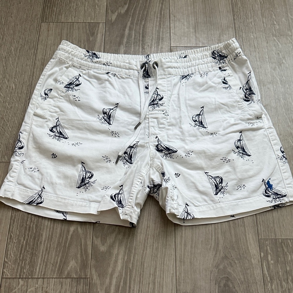 Ralph Lauren White Classic Fit shorts